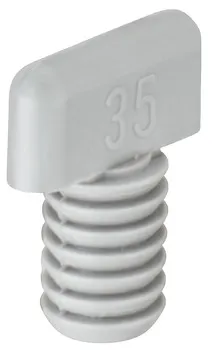 Ghidaj din plastic, pentru sistemul culisant Häfele Slido F-Line11 12A, montaj aplicat
