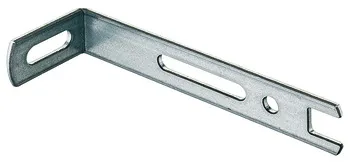 Consolă, Oţel, zincat Sendzimir, 89 x 30 x 15 mm