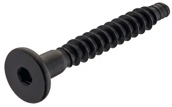 Conector dintr-o bucată, confirmator, cap cilindric, pentru gaură cu Ø 5 mm