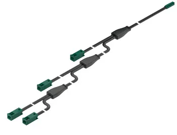Loox5 4-way extension lead 24V/6.5m