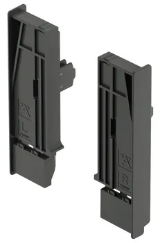 Cuplaje front interior VIS pentru sertar Häfele Matrix Box P cu laterală 18/92 mm, înălțime H=102 mm