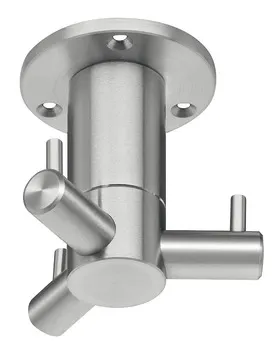 Wardr.hook stst.matt 50x60mm