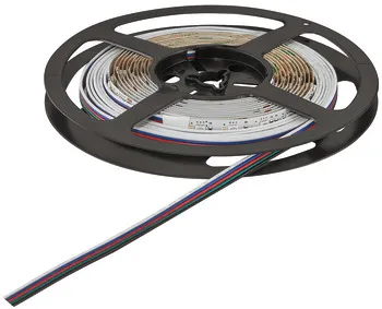Bandă led RGBW, LED 1157, lățime 12 mm, tensiune alimentare 24 V, consum RGB 14.4 W / metru , consum