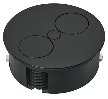 Priză încorporabilă TWIST, cu capac rotativ, dublă, 230 V