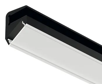 PROFIL 5101 pt sticla 6 mm, negru, 2.5 m