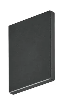 Profile system 5190 end cap low black
