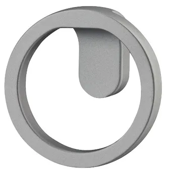 Knob zi.graphite colored 51x22mm