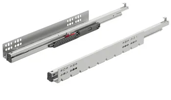 Glisiere sub sertar Häfele Matrix UM S30 16 mm, extragere totală, pentru materiale cu grosime ≤ 16 m
