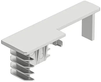 Cover cap for illuminated handle profile