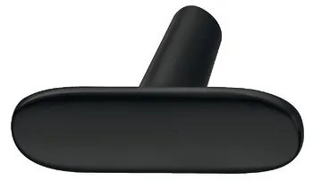 Knob zi.black matt 46x31mm
