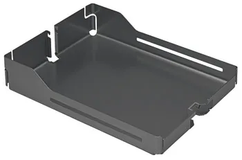 Hook in shelf st.anthr. 250x470x92mm