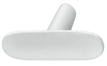 Knob zi.white matt 46x31mm