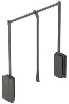 Wardr.lift anthracite 10kg 440-610mm