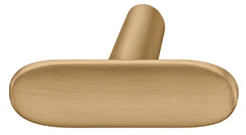 Knob zi.gold col.brush. 46x31mm