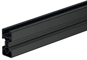 L-frame top shelf black H=1200mm