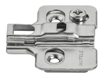 Plăcuță de montaj pentru balamale Häfele Metalla 110/310 SM , cu excentric, reglaj înălțime ±2 mm,