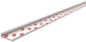 Profil din aluminiu pentru panouri AluSplash®, profil de închidere tip "J"
