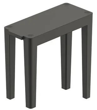 Cover cap pl.grey for corner knot top