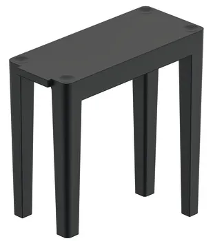 Cover cap pl.black for corner knot top