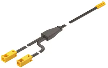 Cablu distribuitor cu 2 ieșiri Häfele Loox5, sistem alimentare 12 V