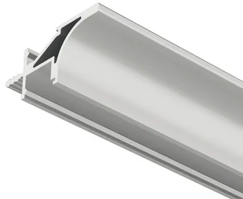 Profil 1108 din aluminiu, tip mâner cu pregătire bandă LED pentru corp suspendat, Häfele Loox5