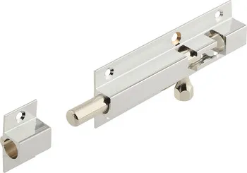 Barrel bolt brass chr.pl. 80mm