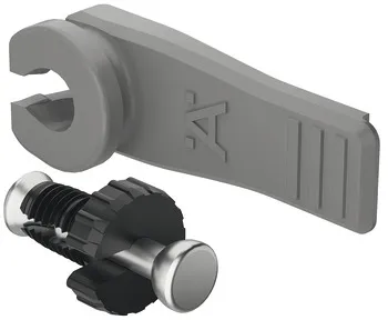 Lever and connector with sleeve