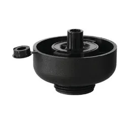 picior reglabil,pl.negru,d50x28 mm