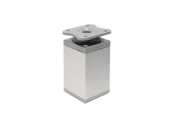Picior Squaro, regl, Al 40x40mm, H=75mm