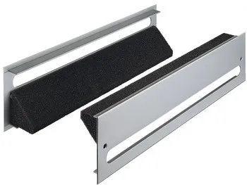 Vent.grill silvc.450x100mm