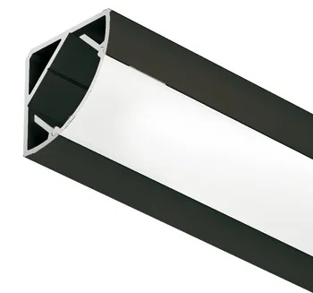 Häfele Loox, Profil 2195 pentru bandă LED, montaj aplicat pe colț, aluminiu, 20 x 20 mm, lungime 250