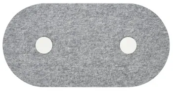 Disk and Dots oval 50 grey