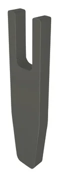 Cover cap pl. grey f.rail supp.