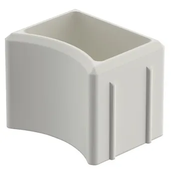 Adapter for screw fixing for foot pl.wh.