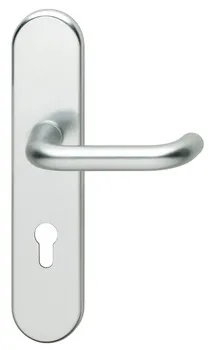 Set mânere de uşă, Aluminiu, Hoppe, Paris 86G/3332ZA/3310/138L(138) categorie de rezistență la impac