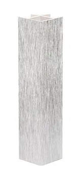 Element îmbinare colț interior/exterior fix 90° pentru plintă PVC, din plastic înfoliat