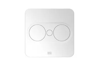 Priză încorporabilă TWIST 2, cu capac rotativ, dublă, 230 V
