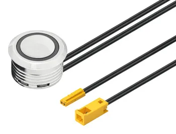 Întrerupător Loox5 pentru bandă LED alimentare 12 V, încastrabil, funcție oprit/pornit și reglarea i