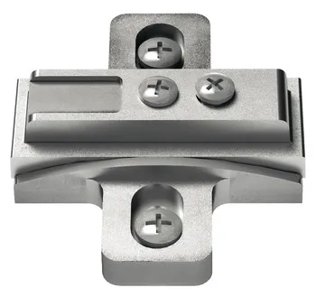 Placă de montaj glisantă cu unghi, Häfele Duomatic A, pentru utilizare unghiulară de la -7,5° la +7,