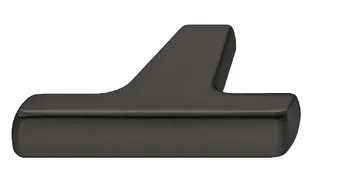 Knob zi.black matt 47x32mm