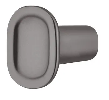 Knob zi.titanium grey mat. 24x29mm