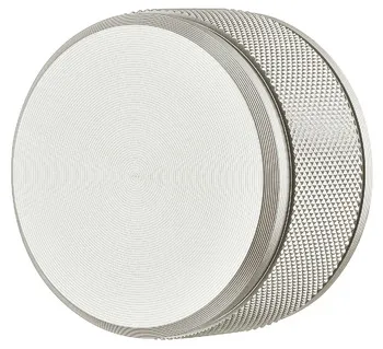 Knob alu.nick.brush. 50x30mm