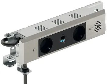 Sockets for drawers + USB A&C st.steel