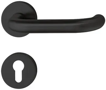 Set mânere de uşă, inox, Startec, PDH4102, rozetă