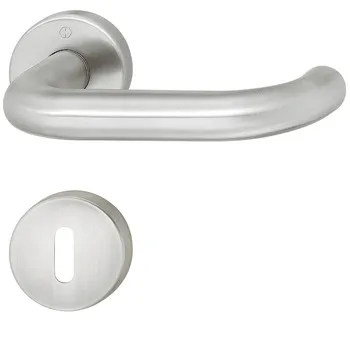 Set mânere de uşă, inox, Hoppe, Paris E138F/42/42KVS