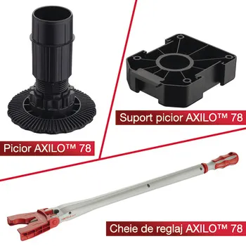 Set sistem nivelare Häfele AXILO™ 78 + cheie de reglaj