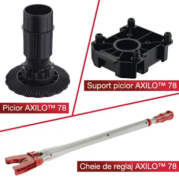 Set sistem nivelare Häfele AXILO™ 78 + cheie de reglaj