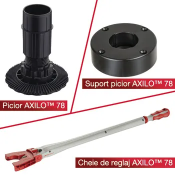 Set sistem nivelare Häfele AXILO™ 78 + cheie de reglaj