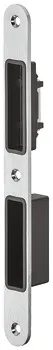 Strike plate st.st matt 200x20x3mm