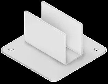 Picior pentru coloană, priză, pentru coloană pentru sistem de polițe 30 x 30/60 x 30 mm